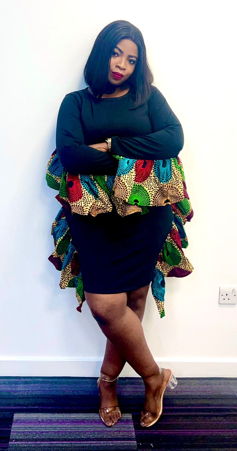 Arike – Ruffle Edge Drama Dress