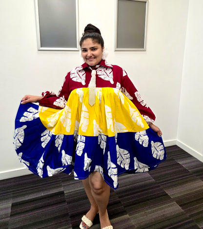 Oreke – Triple Harmony Flare Dress