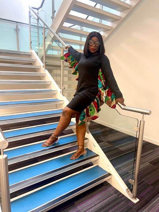 Arike – Ruffle Edge Drama Dress