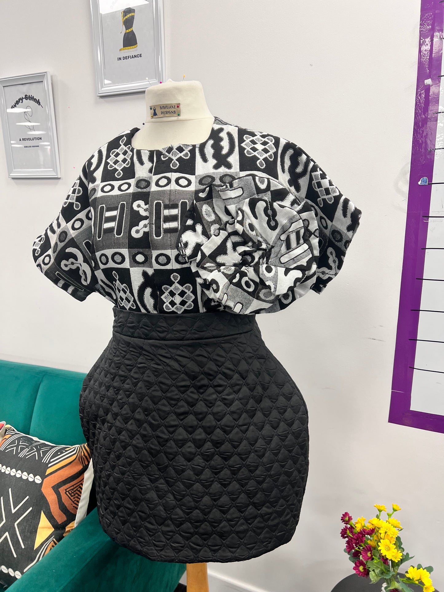 UGO - Quilted Structured Skirt