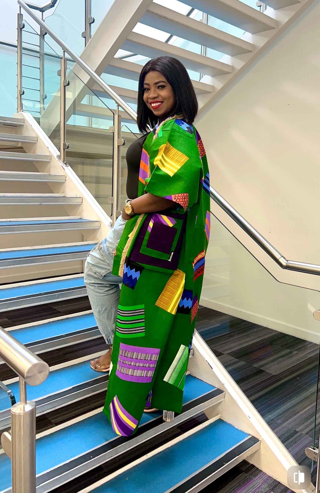 Adesuwa – Geometric Heritage Kimono