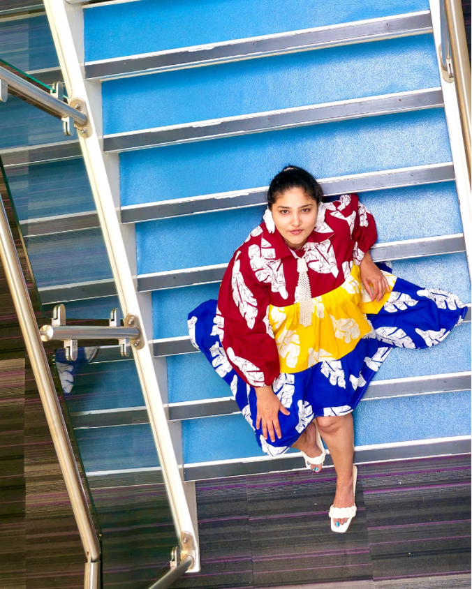 Oreke – Triple Harmony Flare Dress