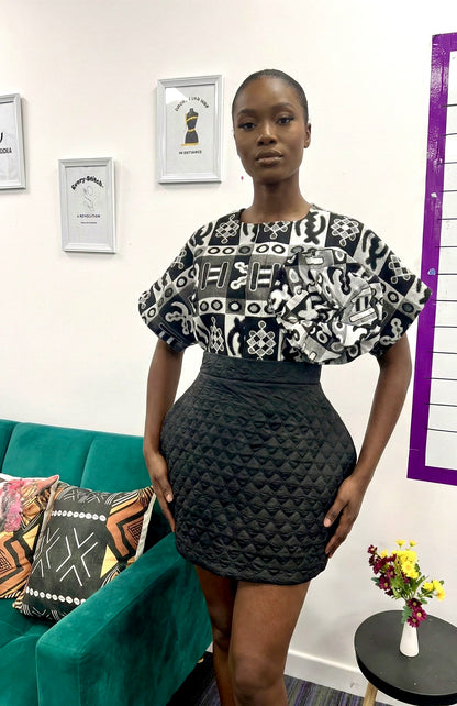 UGO - Quilted Structured Skirt