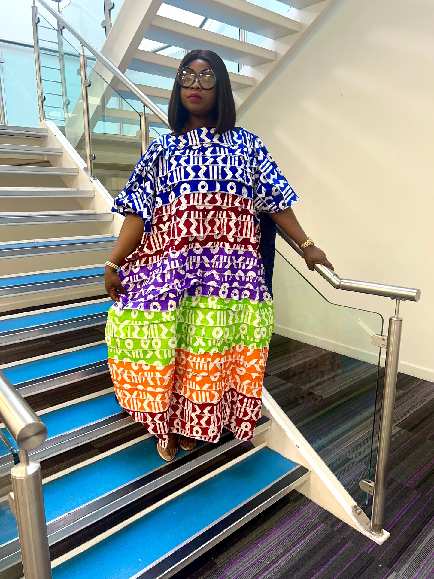 Anike – Geometric Symphony Dress